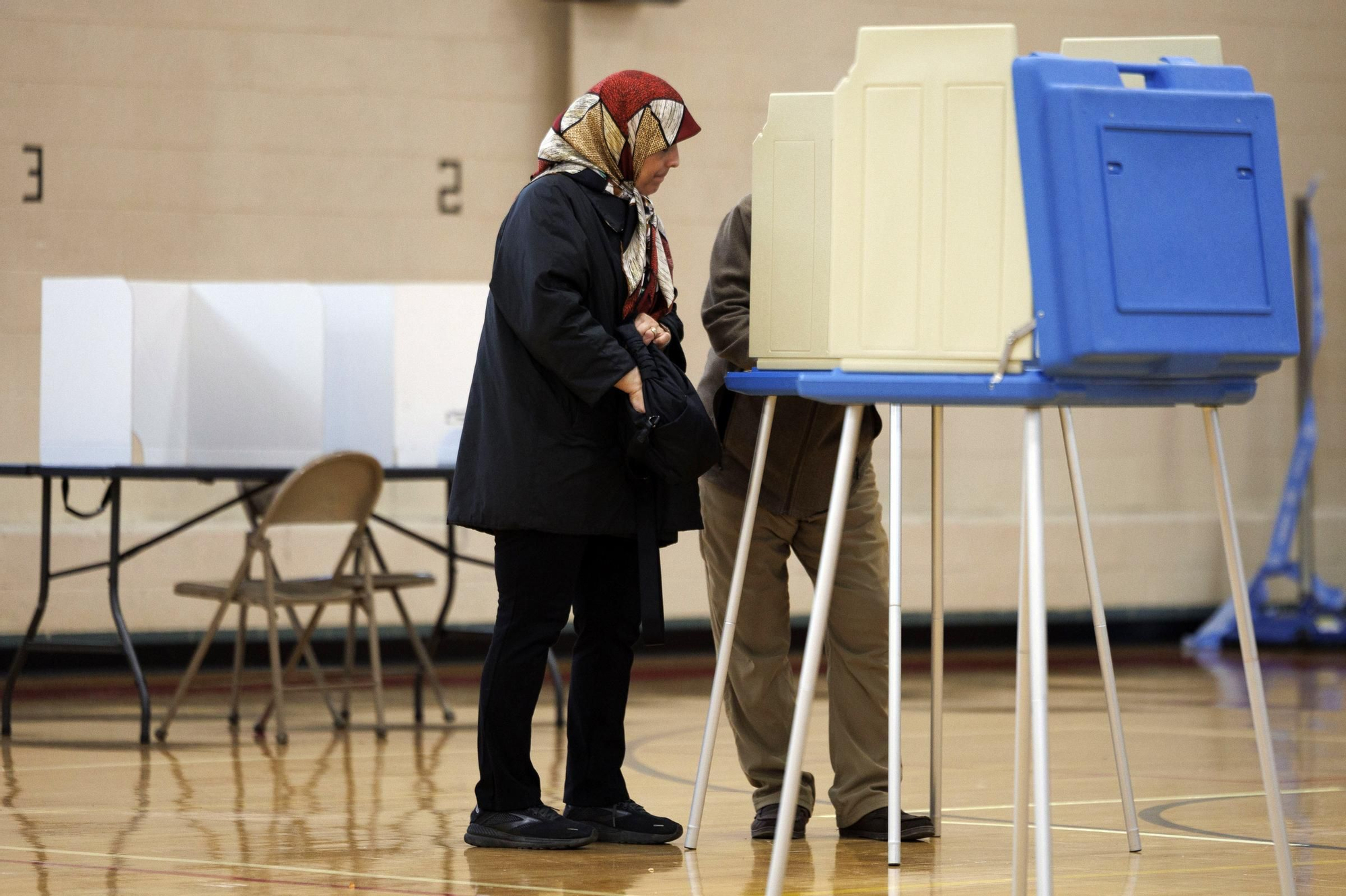 La jornada electoral en Estados Unidos, en imágenes