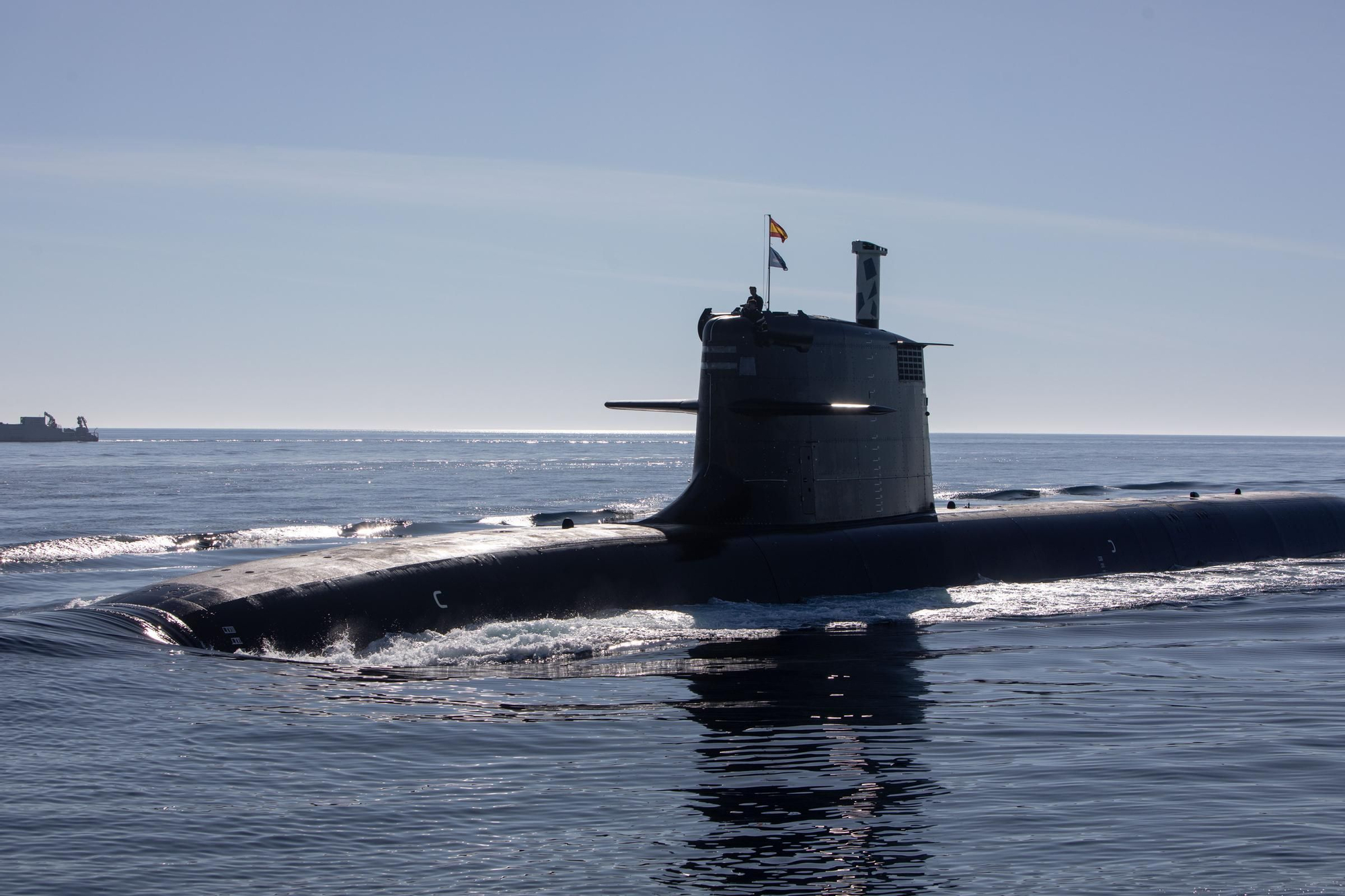Últimas pruebas del submarino S-81 en Cartagena