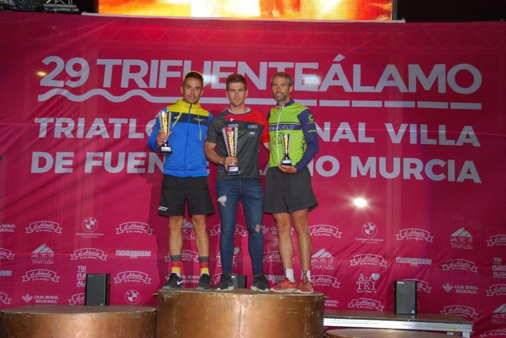 Entrega de premios del Triatlón de Fuente Álamo