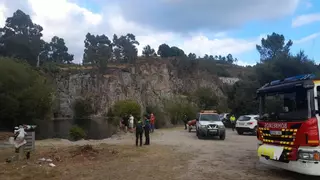 Desaparecida una persona en la laguna de Pedras Miúdas de Catoira