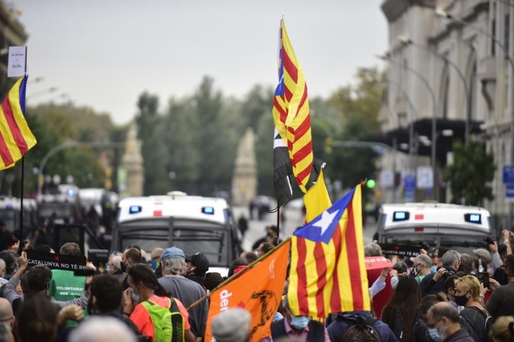 Manifestacions a Barcelona contra la visita del rei Felip VI