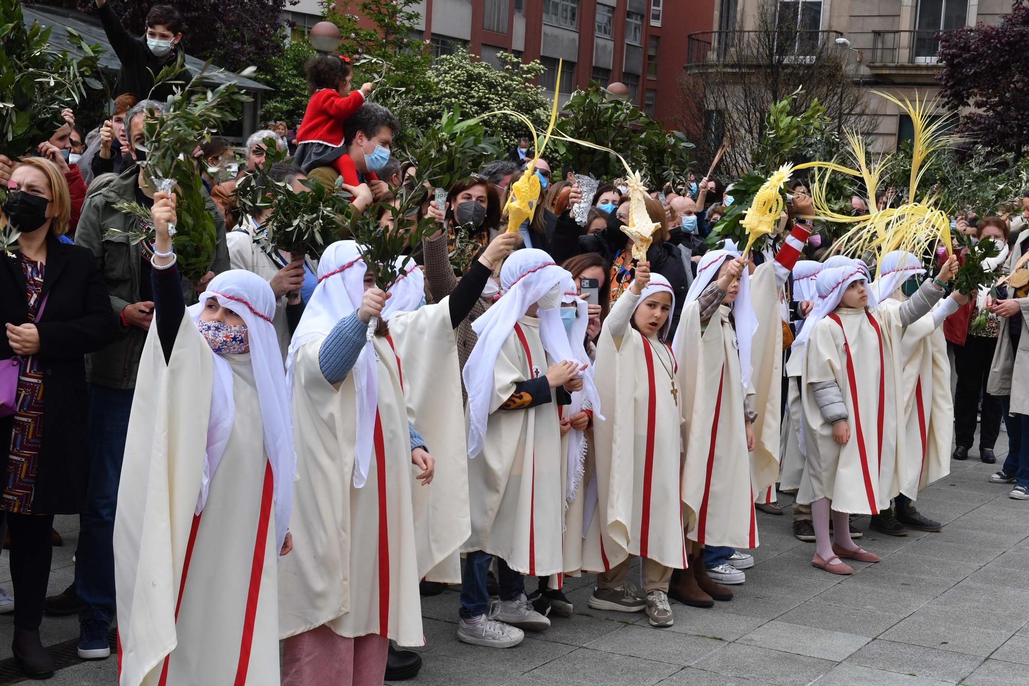 La procesión de la borriquilla en A Coruña