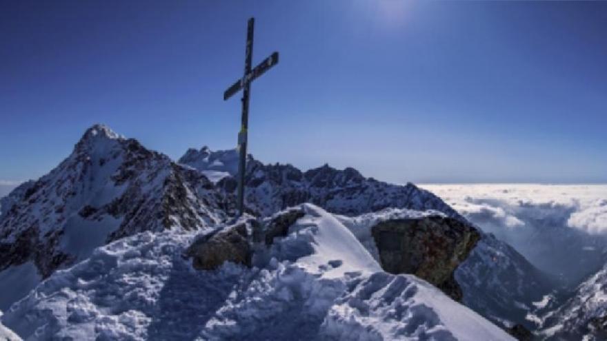 Part més alta de la Cima Presena, on ha tingut lloc l&#039;accident.