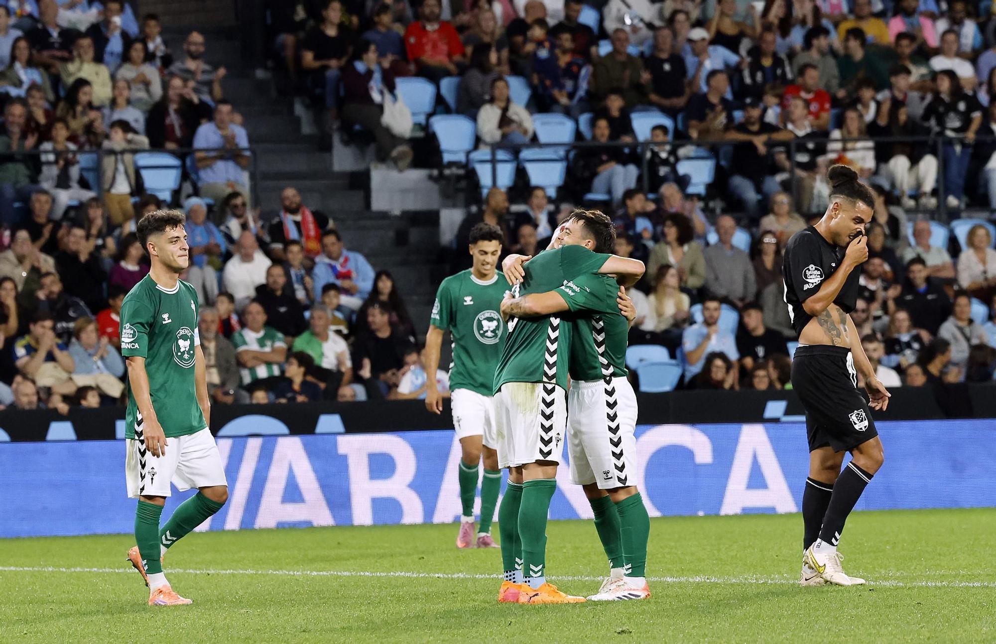 'Xuntos contra o lume': Celta - Selección de Ourense, en imágenes
