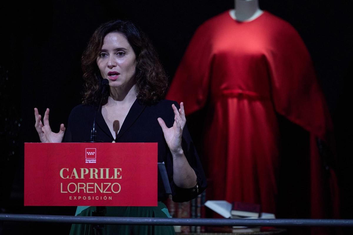 La presidenta de la Comunitat de Madrid, Isabel Díaz Ayuso