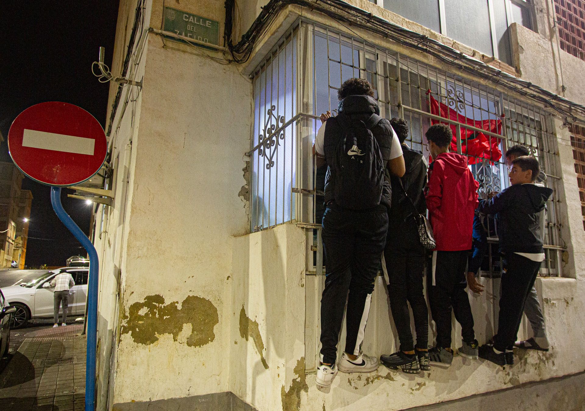 Las imágenes de la celebración en las calles de Alicante tras la victoria de Marruecos