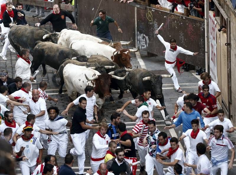 Último encierro de las Fiestas de San Fermín 2015