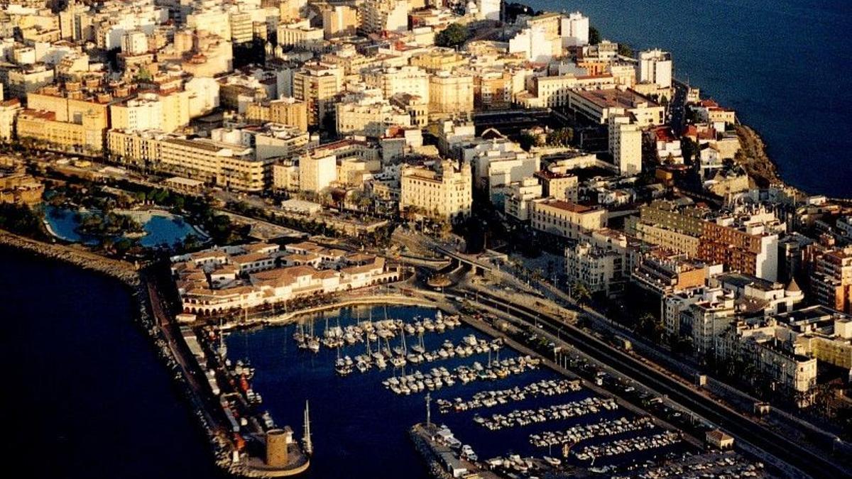 Ceuta vista desde el aire.