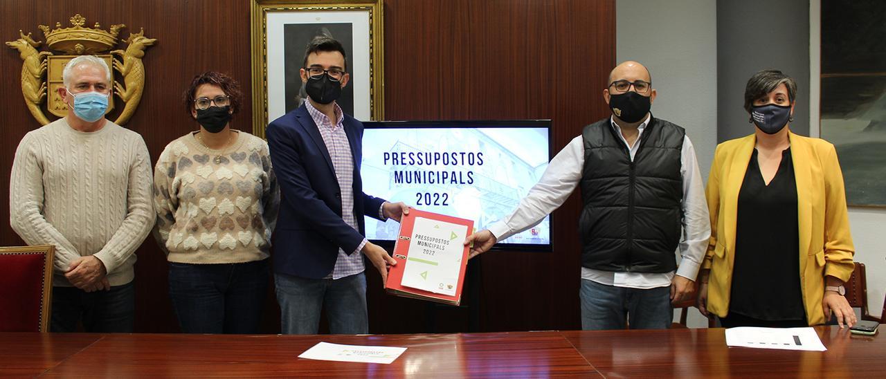 El acto de presentación del prespuesto del Ayuntamiento de Novelda para el próximo ejercicio.