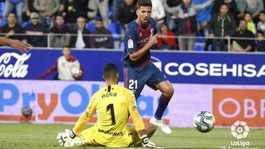 Munir lleva 206 minutos sin recibir gol en la presente LaLiga SmartBank.