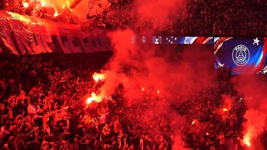 Los jugadores del PSG incendian el Parque de los Príncipes