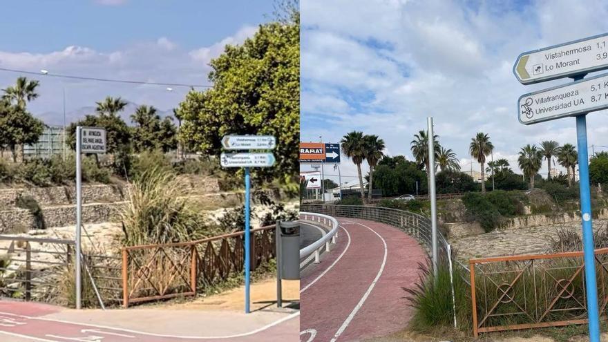 El antes y el después de la avenida que hasta este lunes lucía el nombre de Ángel Escapa