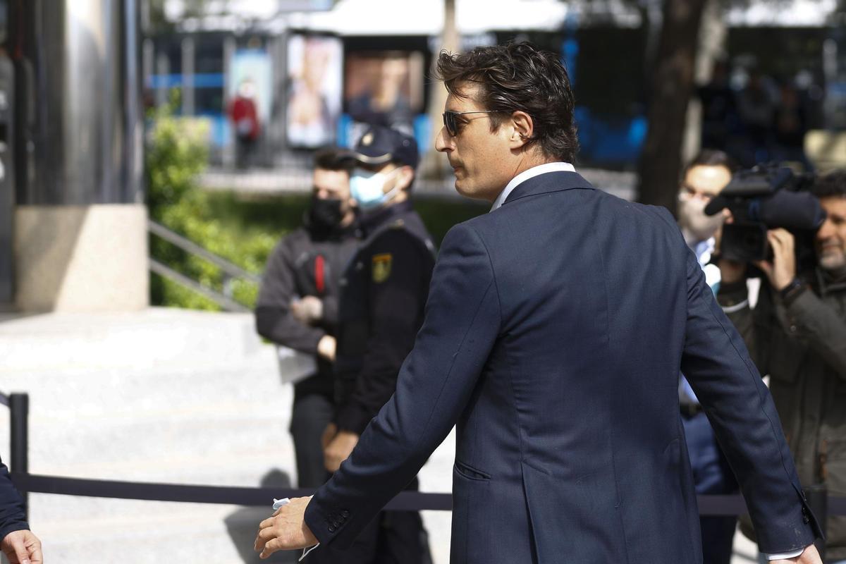 El empresario Luis Medina a su llegada al Juzgado de Instrucción número 47 de Madrid, en una fotografía de archivo. EFE/Sergio Pérez