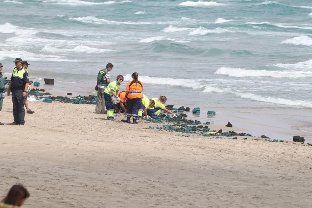 Las imágenes del accidente de avión en La Manga en el que ha muerto un piloto de la Patrulla Águila