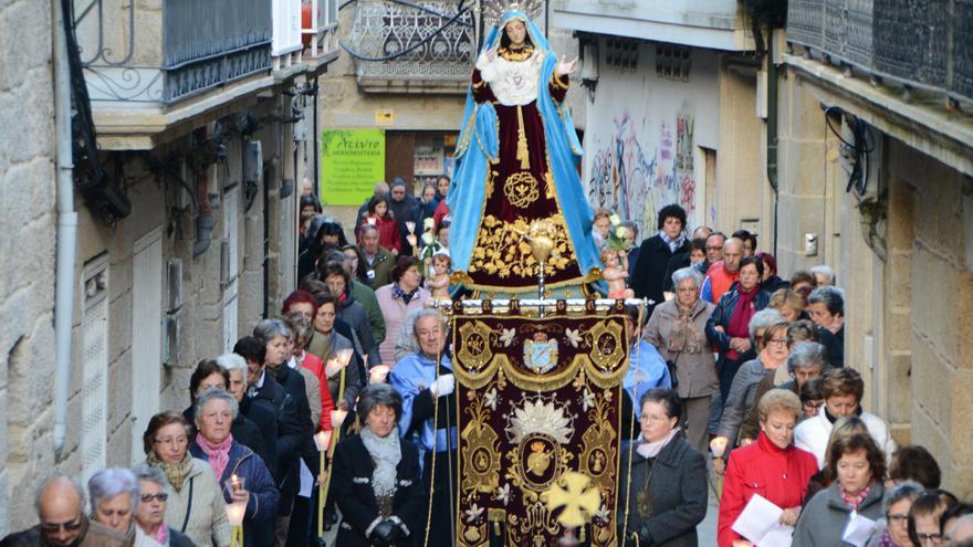 Cangas estrena otro traslado de los Dolores