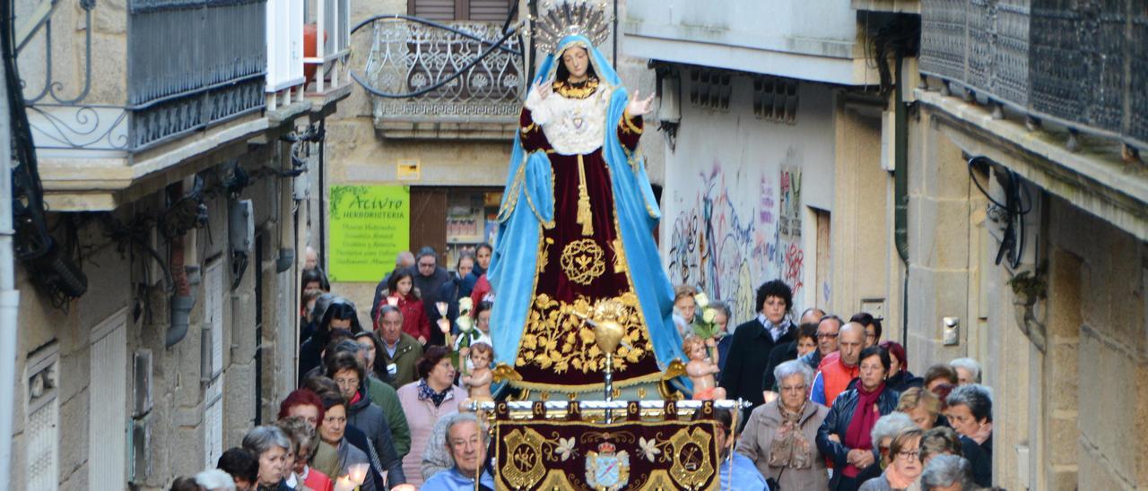 Trasladado de la Virgen de los Dolores antes de la pandemia