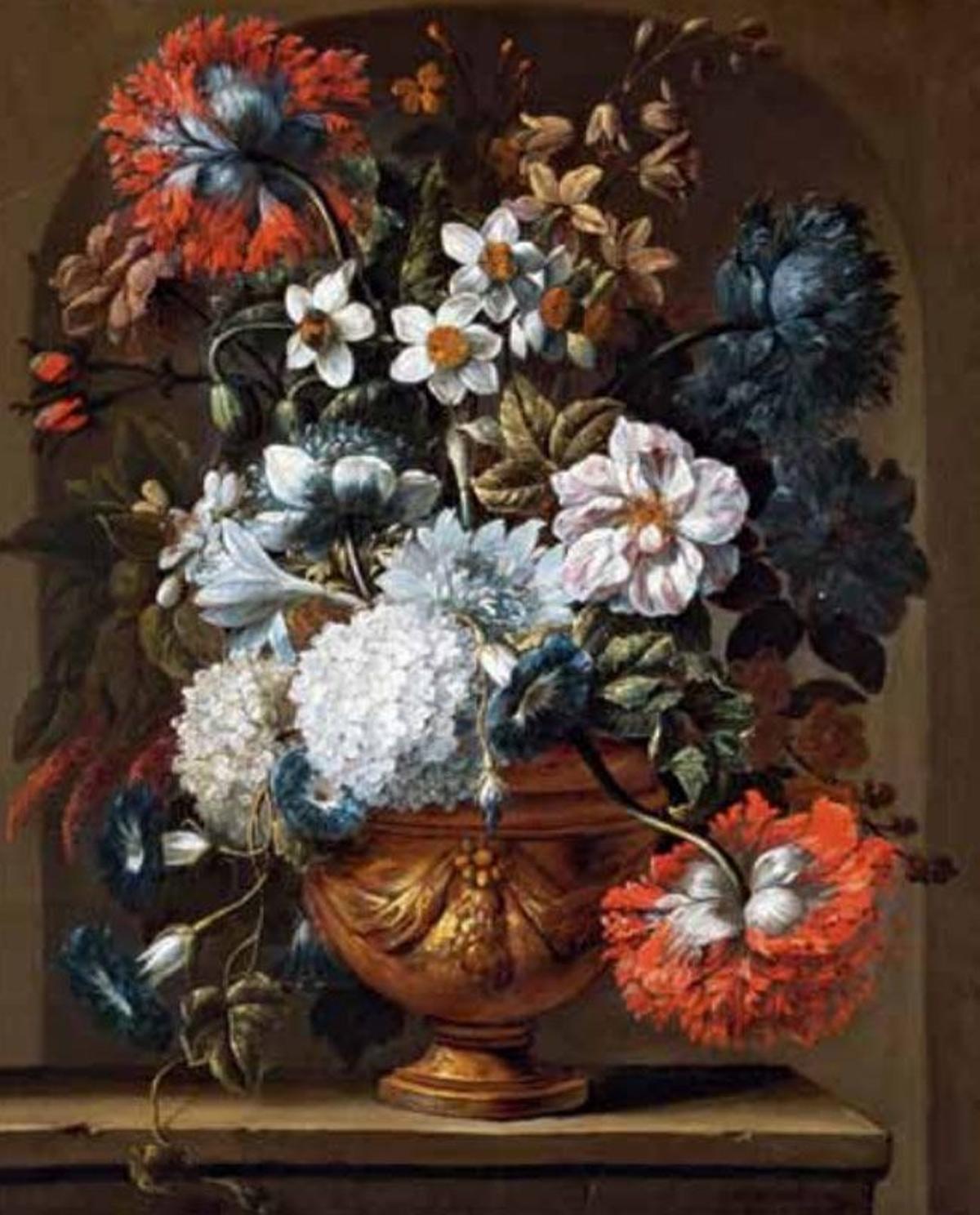 'Jarrón de flores', de Gaspar Pieter Verbruggen II.