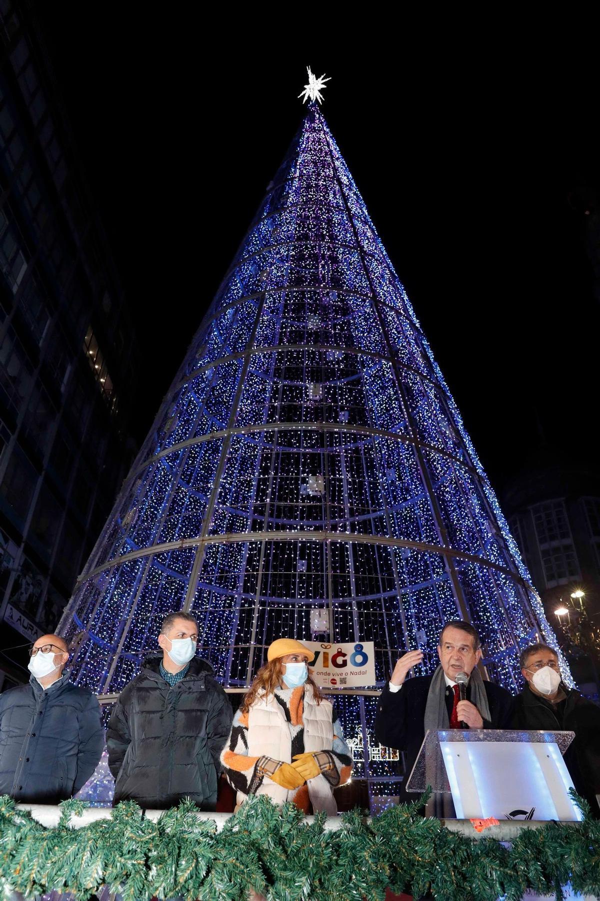 Así se apagaron las luces de Vigo tras una Navidad para la historia