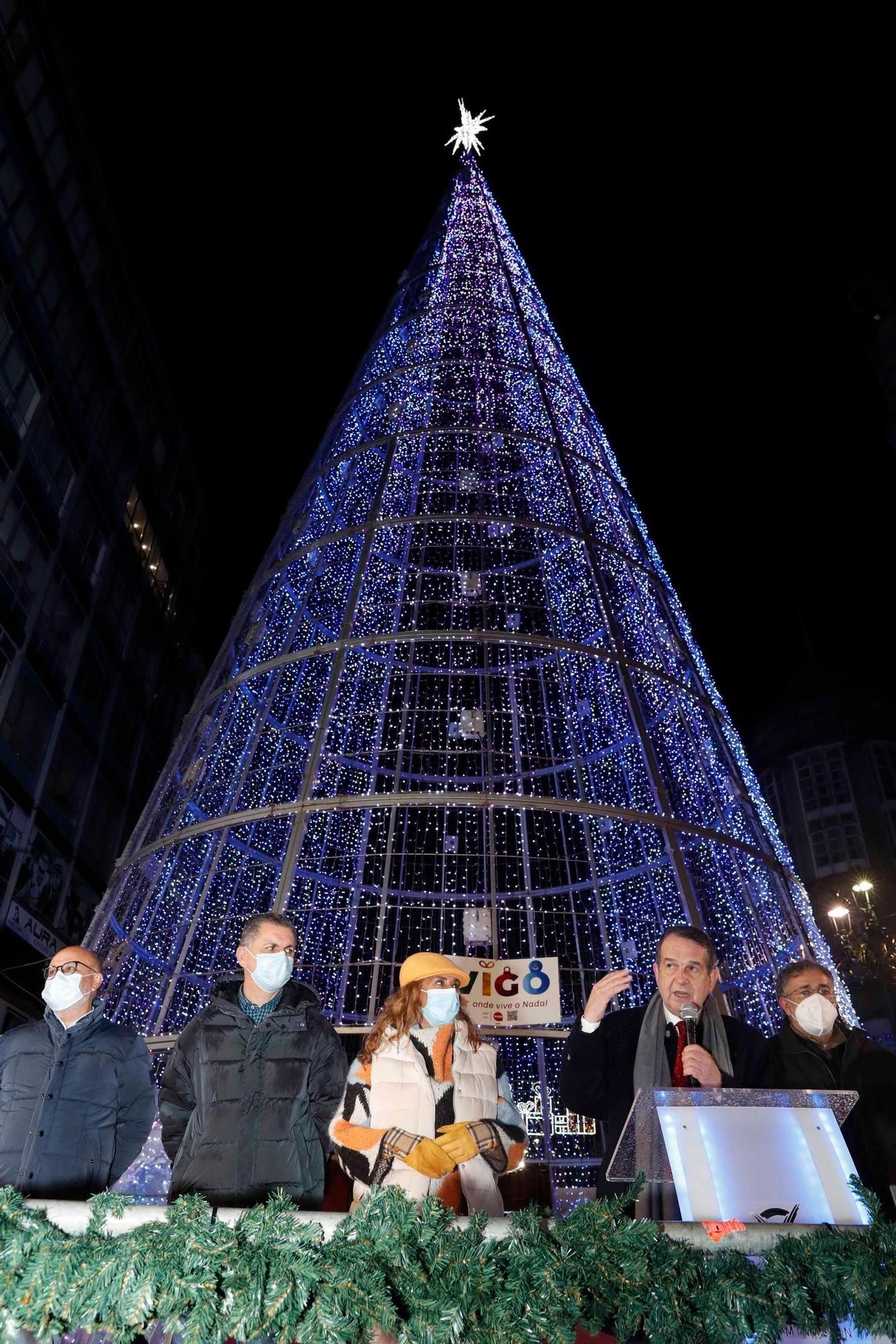 Así se apagaron las luces de Vigo tras una Navidad para la historia