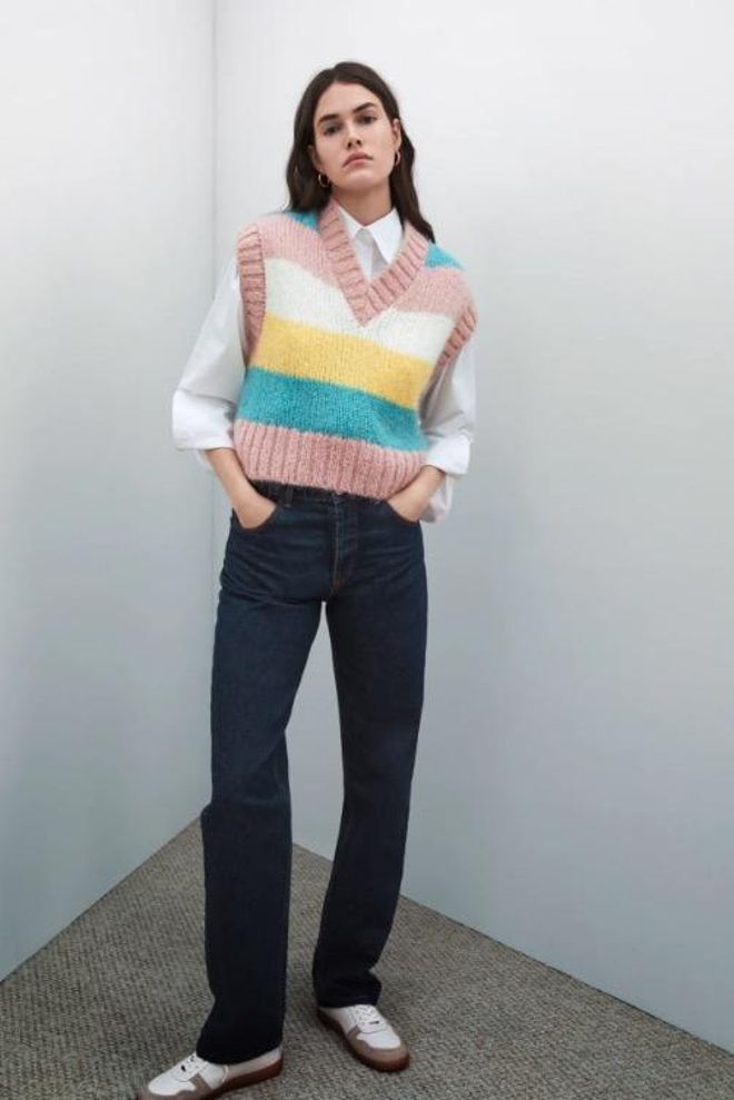 Chaleco de punto, de Zara
