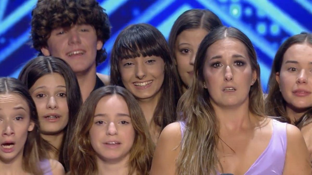 Bailarines del centro de danza Teresa Tessier en &#039;Got talent&#039;.