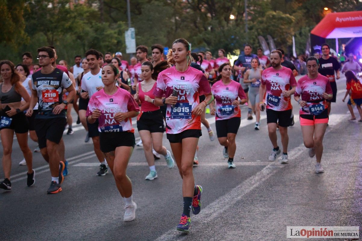 Las mejores imágenes de la carrera nocturna de Murcia