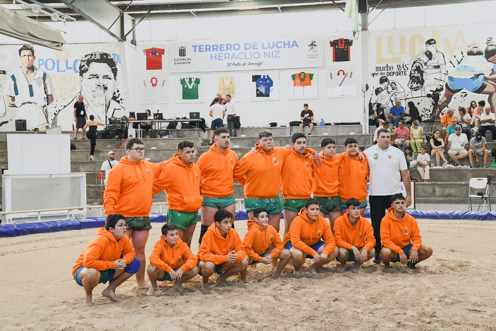 Reapertura del terrero de lucha de la Ciudad Deportiva Lanzarote