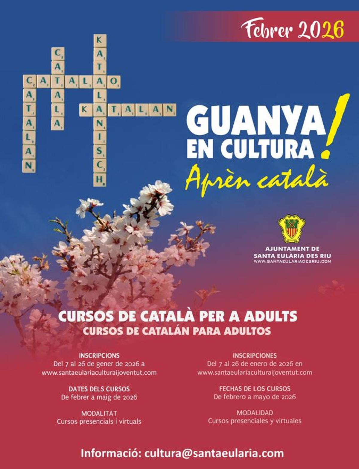 Santa Eulària abre una nueva convocatoria de cursos para adultos