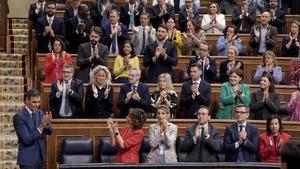 Pedro Sánchez comparece en el Congreso de los Diputados para informar de la posición del Gobierno ante la guerra de Oriente Próximo.