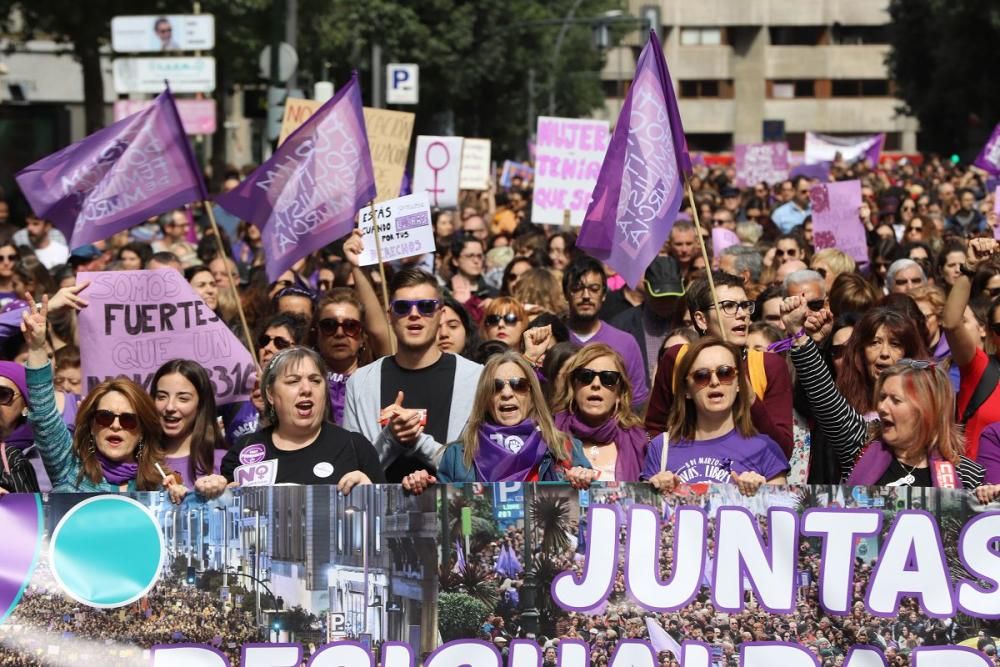 8M en Murcia: Manifestación de la mañana