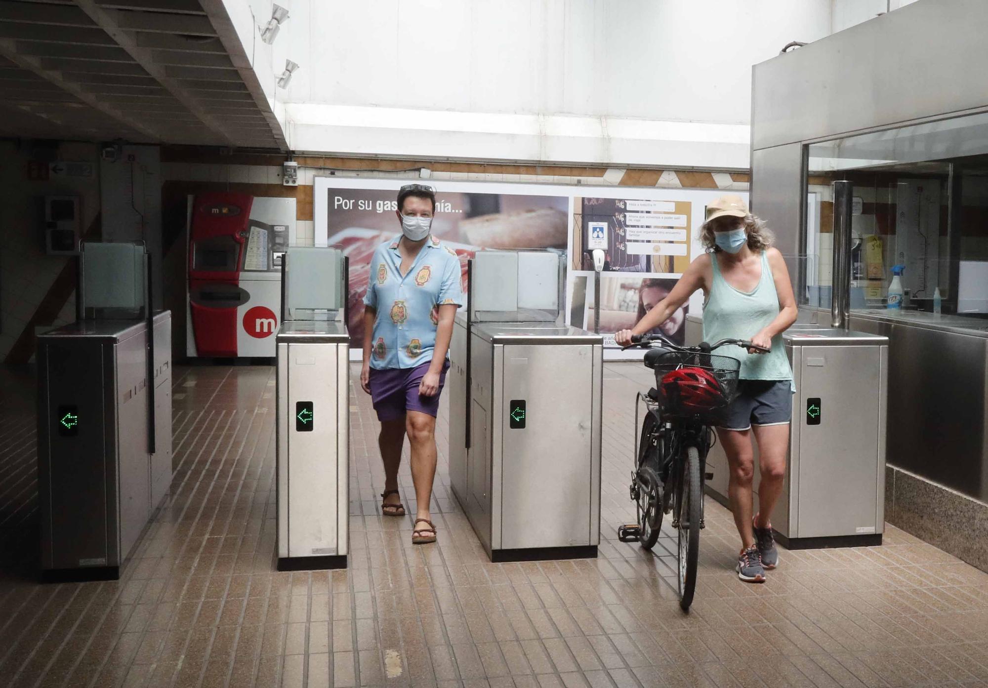 Primer domingo de servicio gratuito en Metrovalencia