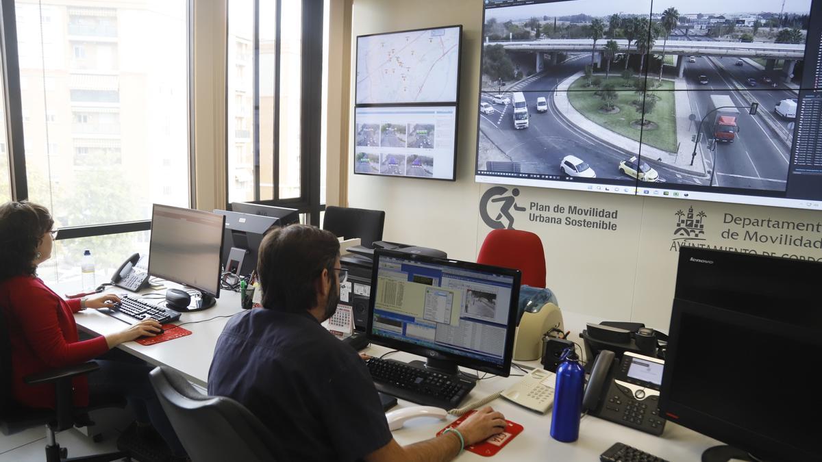 Centro de control de la movilidad tráfico de Córdoba.
