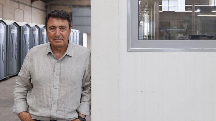 Isidoro Garía, en su empresa, Cabisuar. | IVÁN URQUÍZAR
