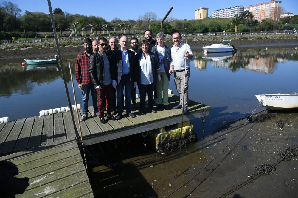 Visita europea a la Ría de O Burgo