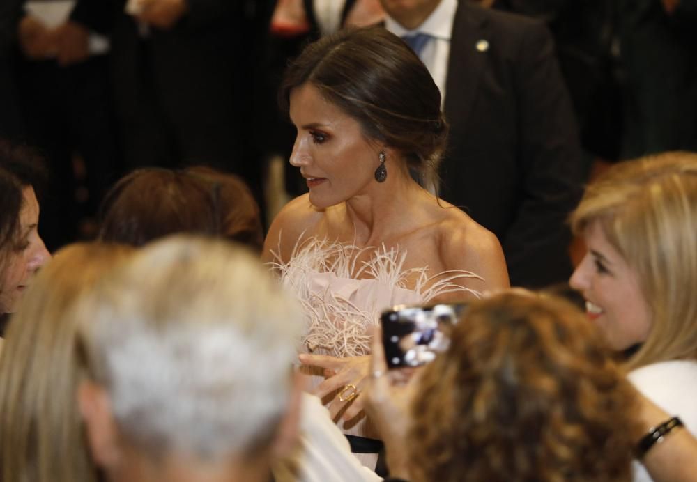 El look de Letizia para el concierto en el Auditorio