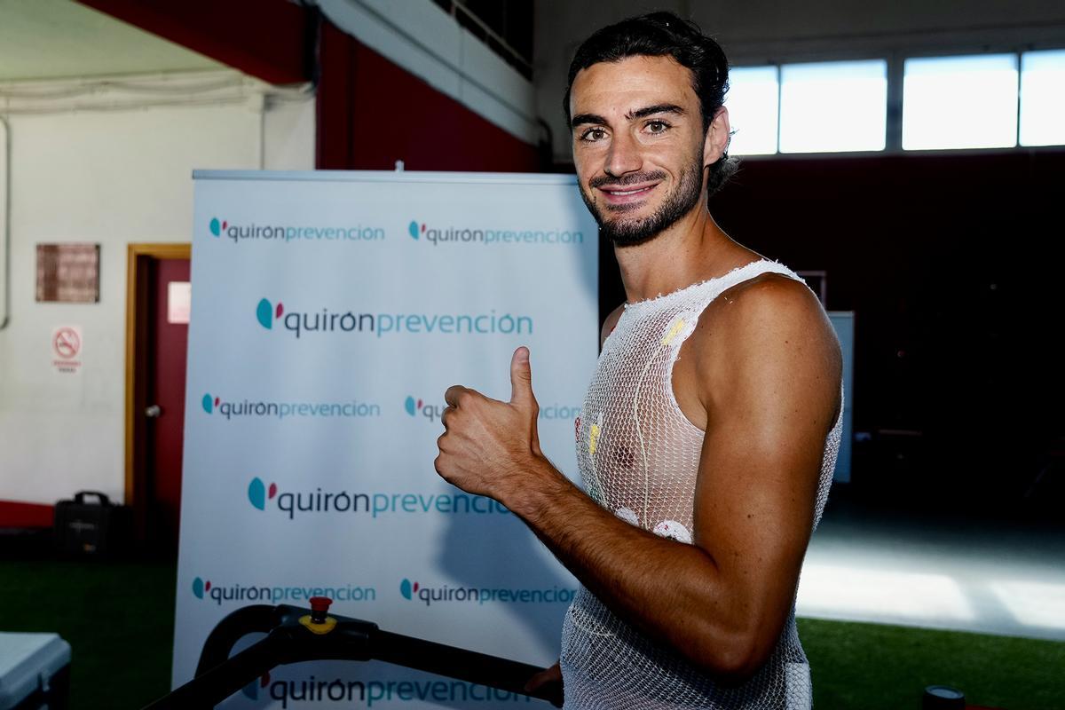Reconocimiento médico de los jugadores del Sevilla FC.