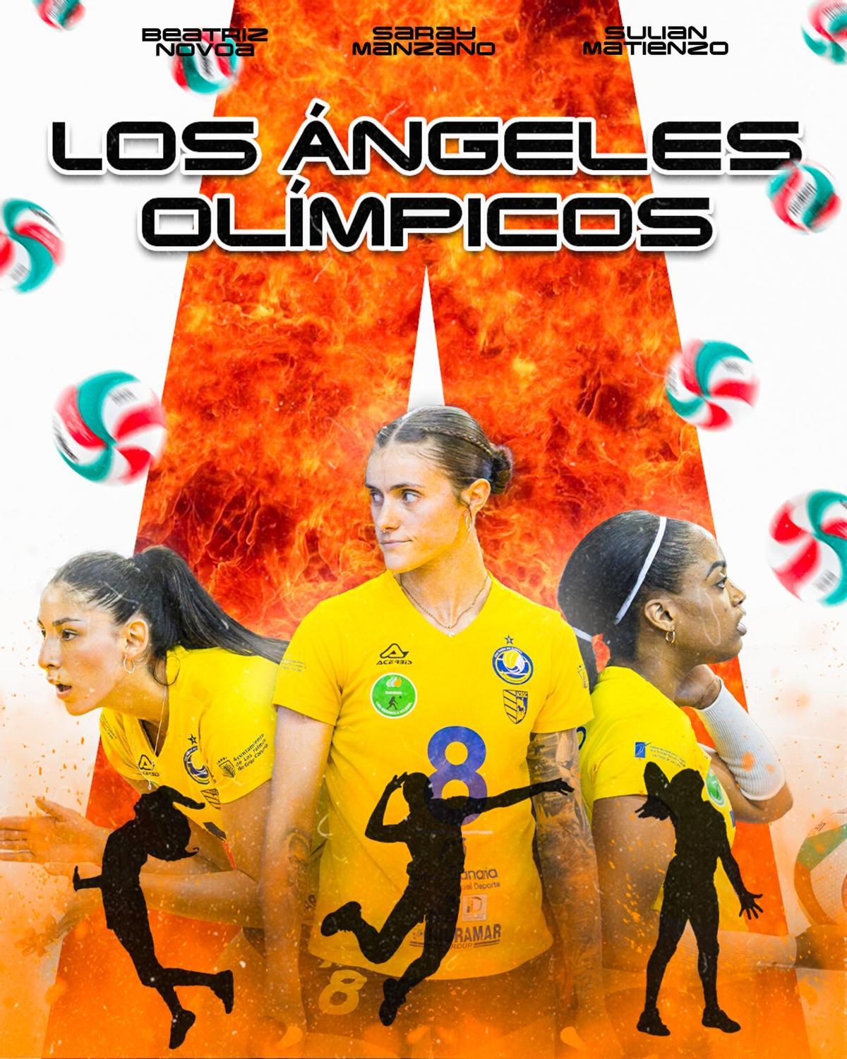Saray Manzano, Sulián Matienzo y Bea Novoa: 'Los Ángeles Olímpicos'