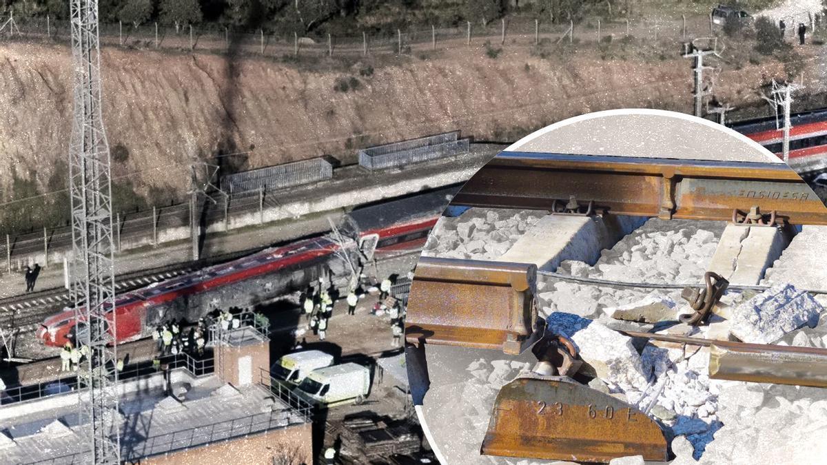 VÍDEO: El tren Iryo descarriló en un punto donde se unen raíles nuevos y antiguos, ambos fabricados en la acería de Gijón
