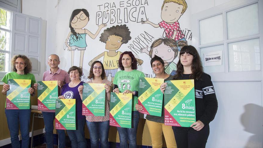 Castelló acoge una marcha para exigir un pacto educativo y derogar la Lomce