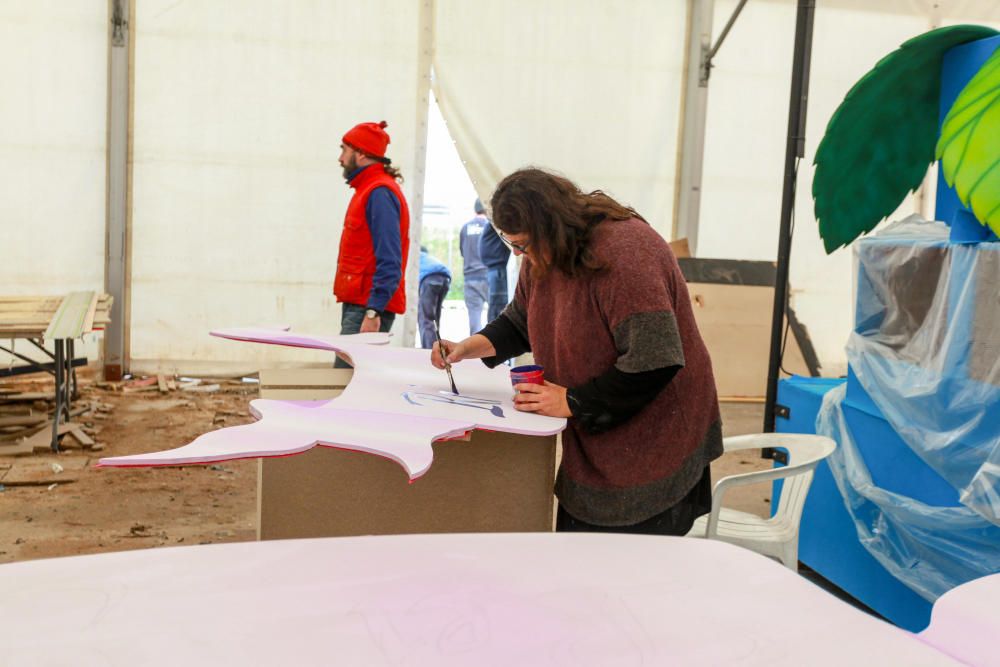 Las carrozas de la Cabalgata de Reyes "ya están a punto"