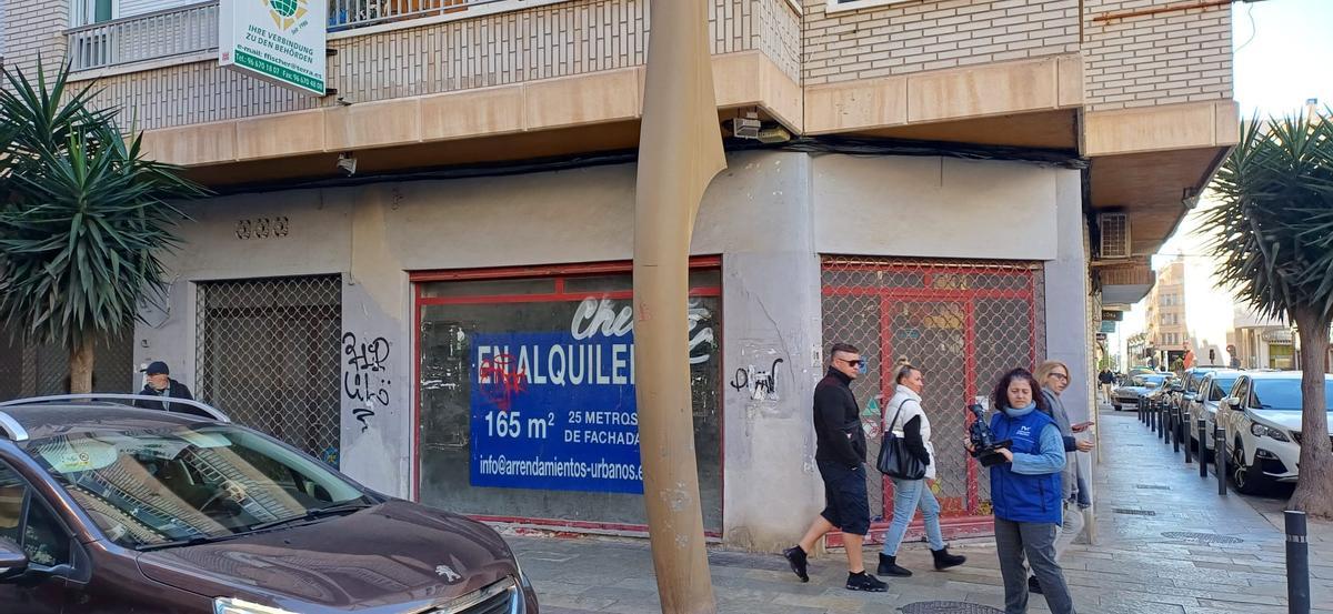 Bajo situado en la calle Caballero de Rodas y que se ofertaba desde hace más de cinco años al alquiler