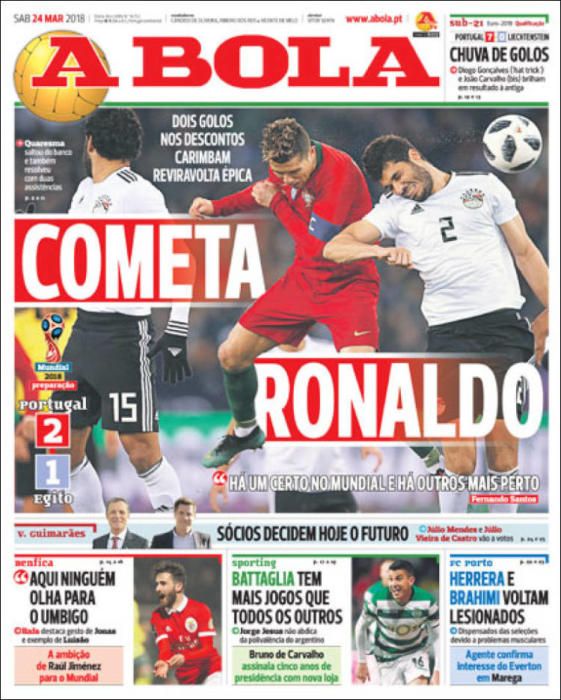 Portadas sábado 24 de marzo de 2018