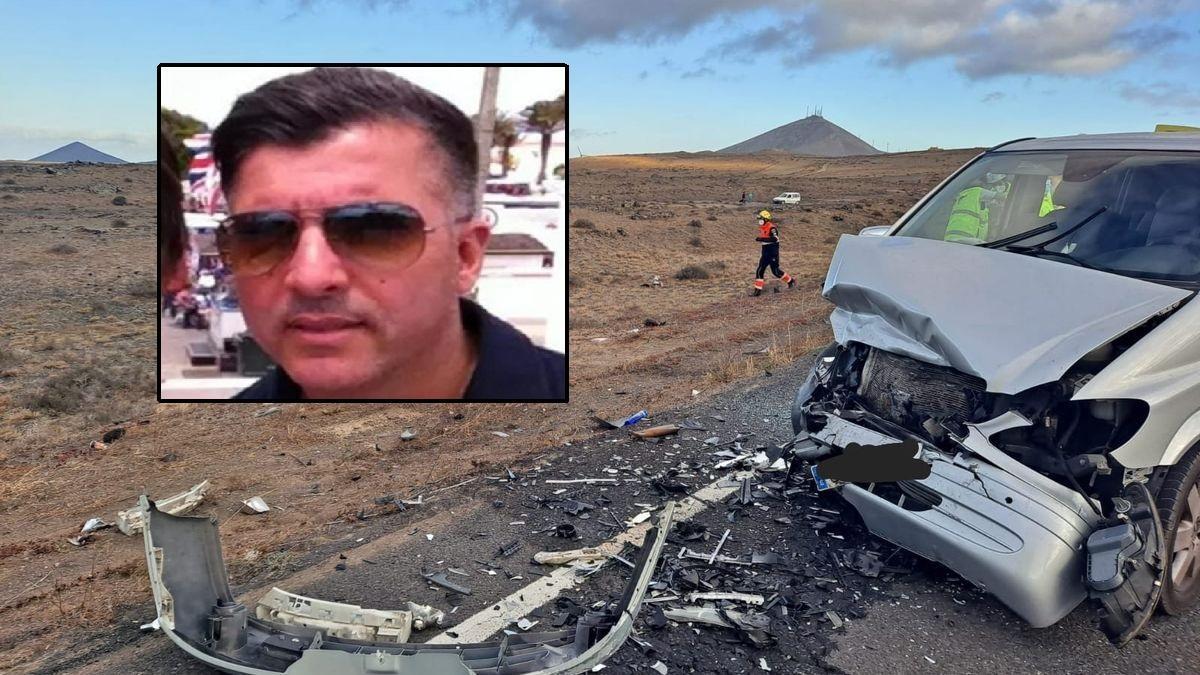 El muerto en el accidente mortal de Teguise era Arcadio Pérez, vecino de Haría