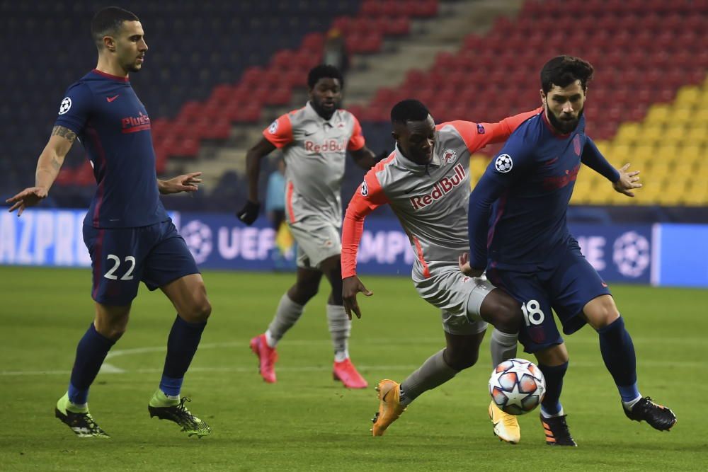 Champions League: Salzburgo - Atlético de Madrid.