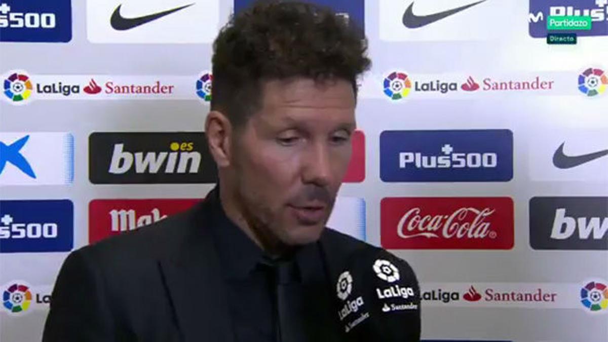 Simeone elogió el partido de Messi ante el Atlético