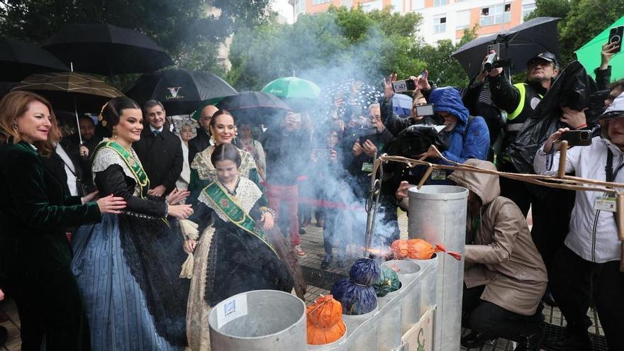 Declaraciones asistentes a la primera mascletà