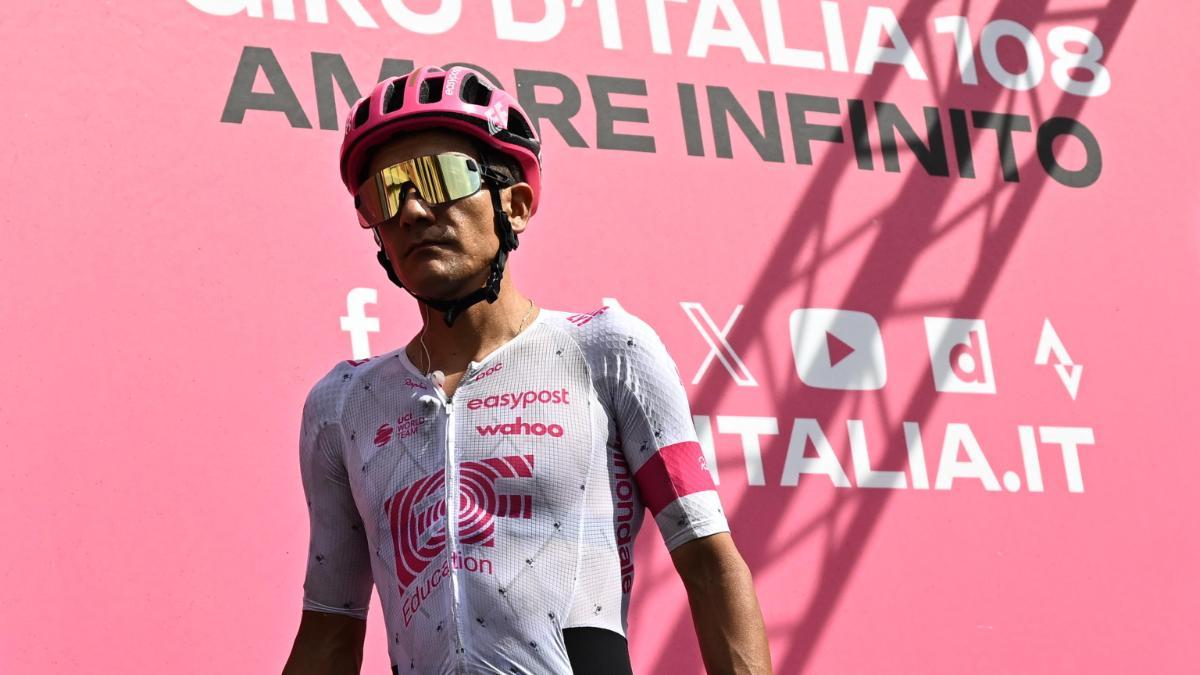 Carapaz, muy crítico con Del Toro tras la etapa 20 del Giro de Italia