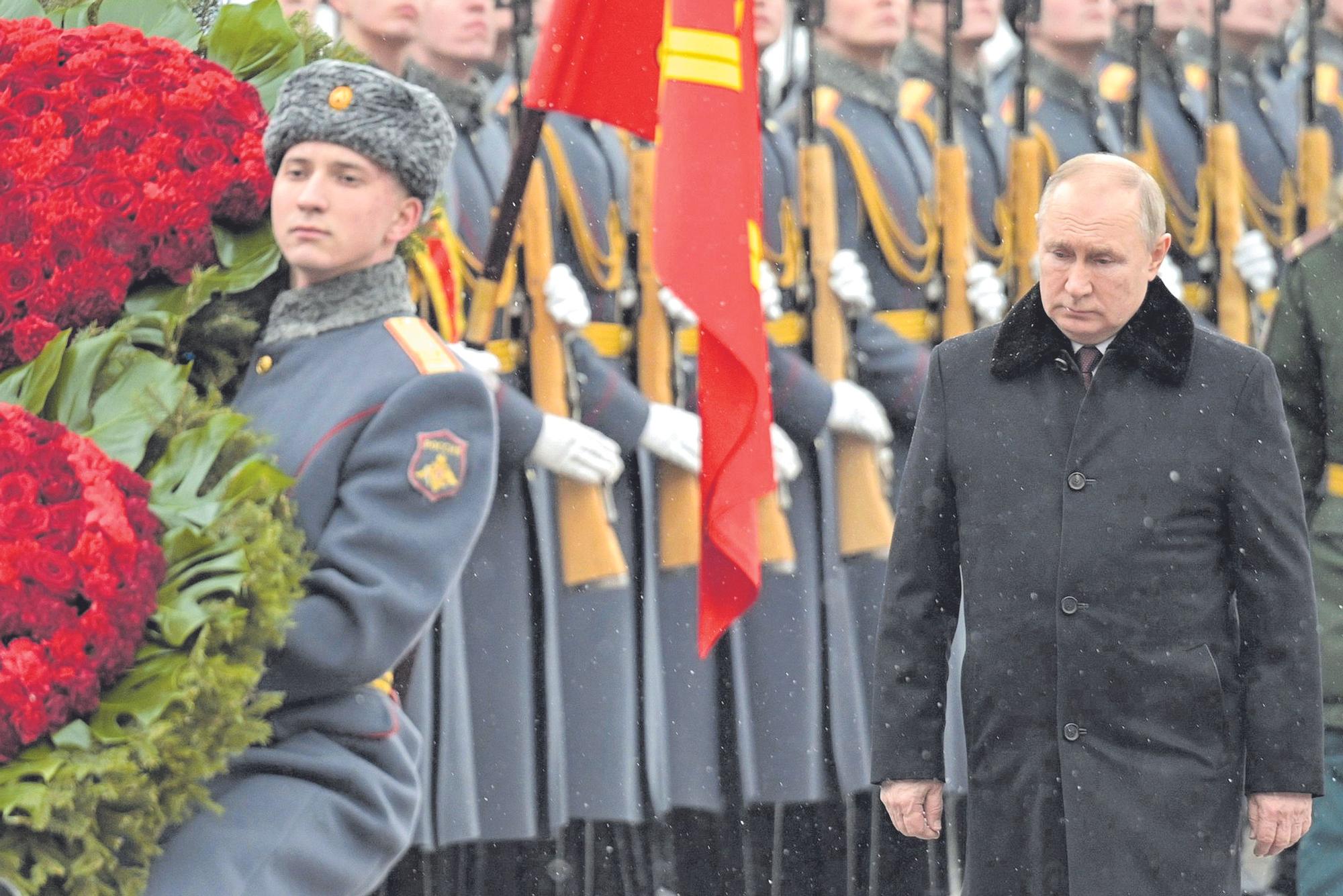 Vladimir Putin, en un desfile reciente.