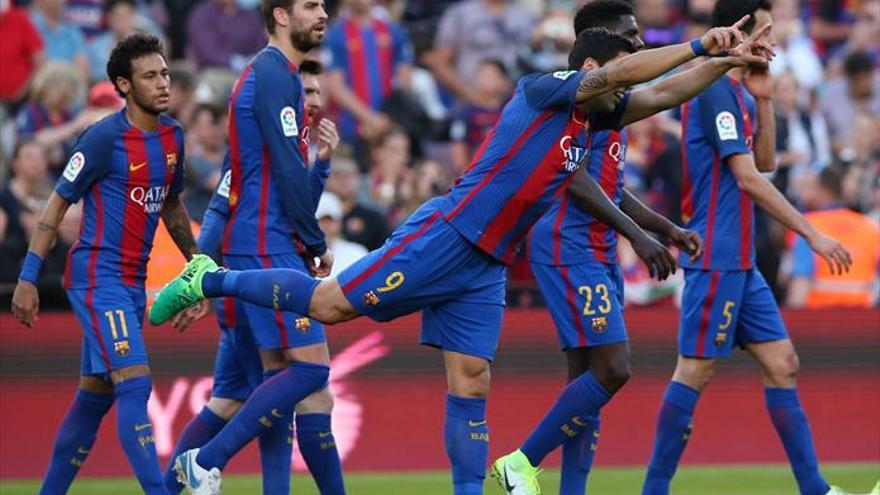 La MSN mantiene el pulso liguero del Barça