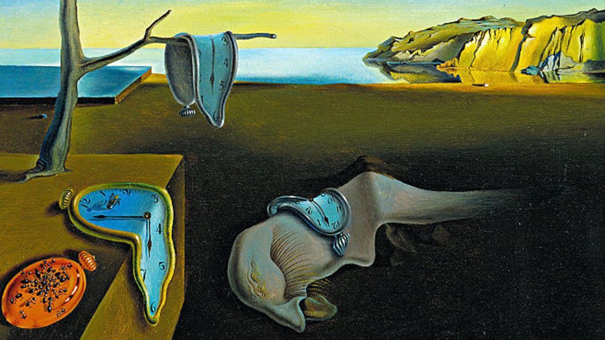 'La persistencia de la memoria' o 'Los relojes blandos', de Salvador Dalí (1931).